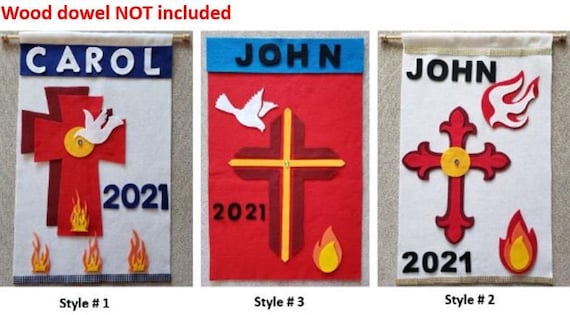 UNASSEMBLED Personalized Confirmation Banner Kit, Confirmation Banner, Confirmation, Confirmación, Confirmación Banderín, Assembly Required