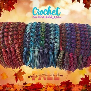 Crochet scarf PATTERN, Puff stitch scarf, Crochet gift, Crochet scarf, Christmas gift, Fall gift, Handmade gift, DIY gift, -  PDF Download