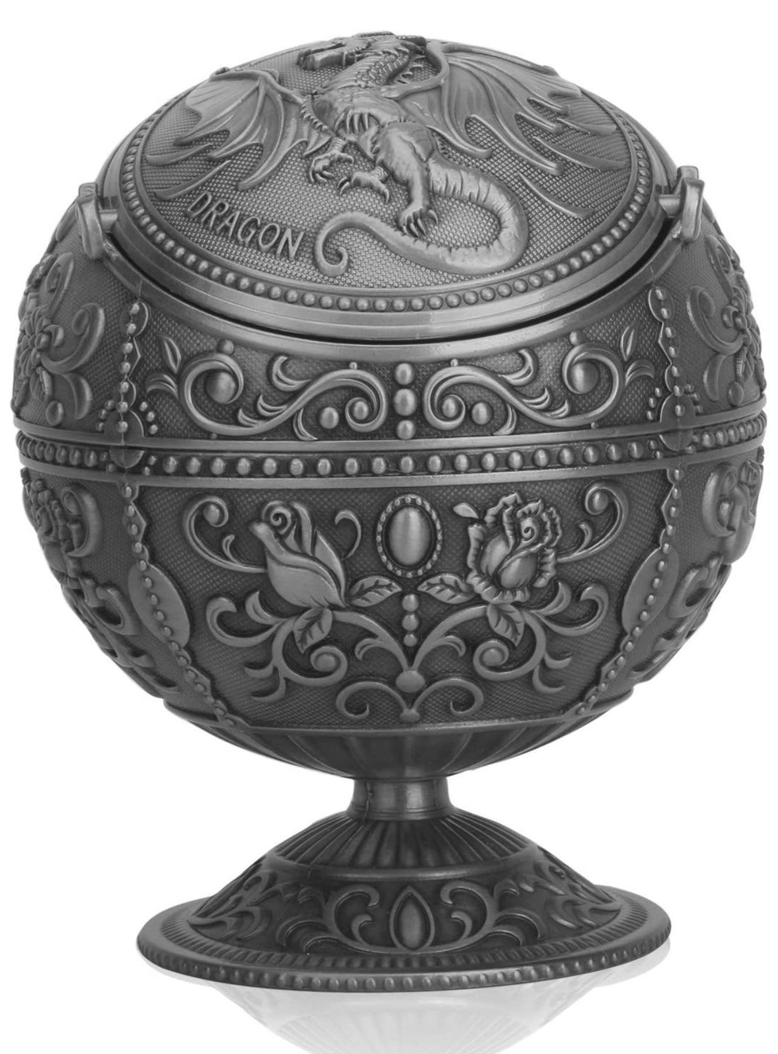 Vintage Ashtray with Flip Lid for Cigarette Metal Portable Etsy