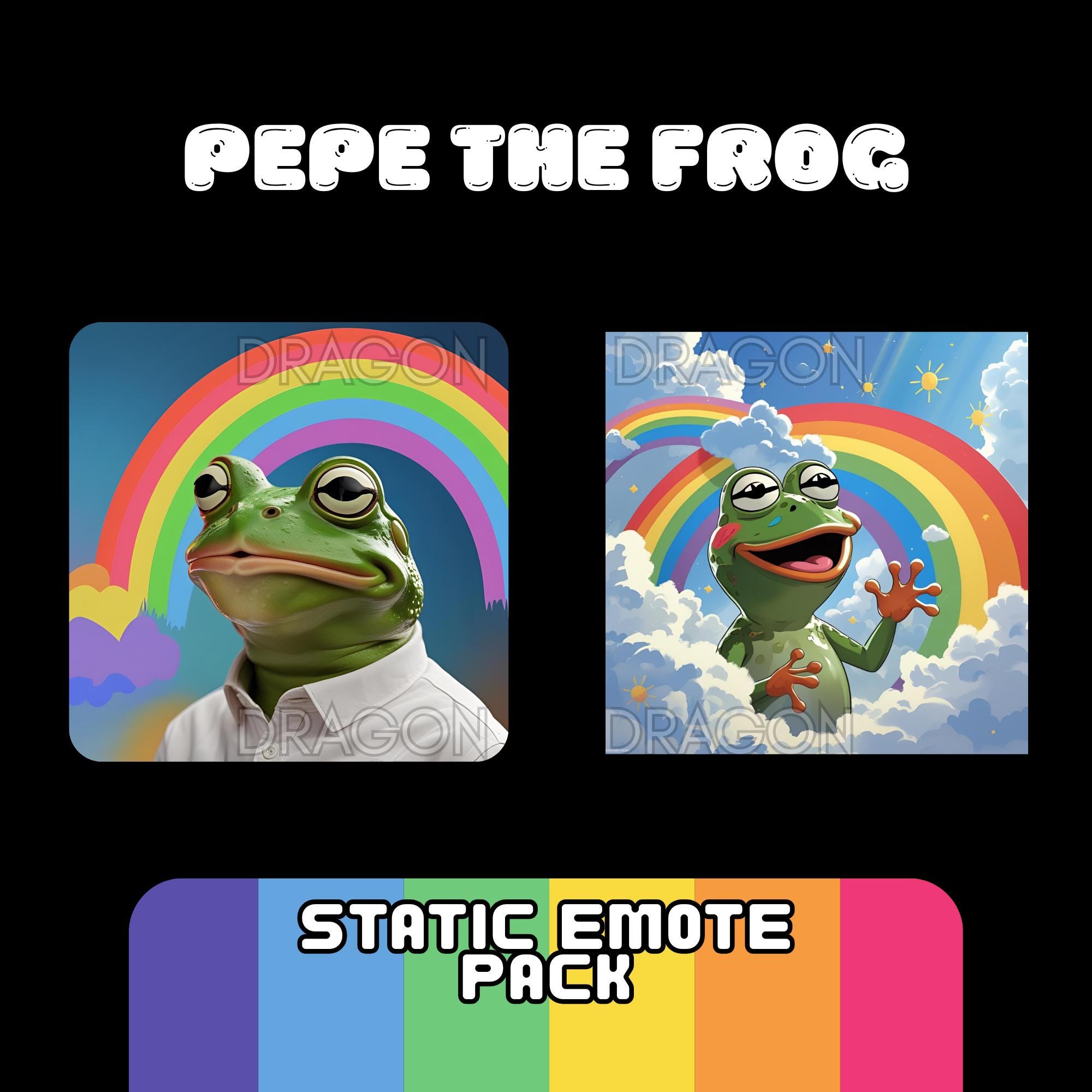 Rainbow meme frog (79) 사진