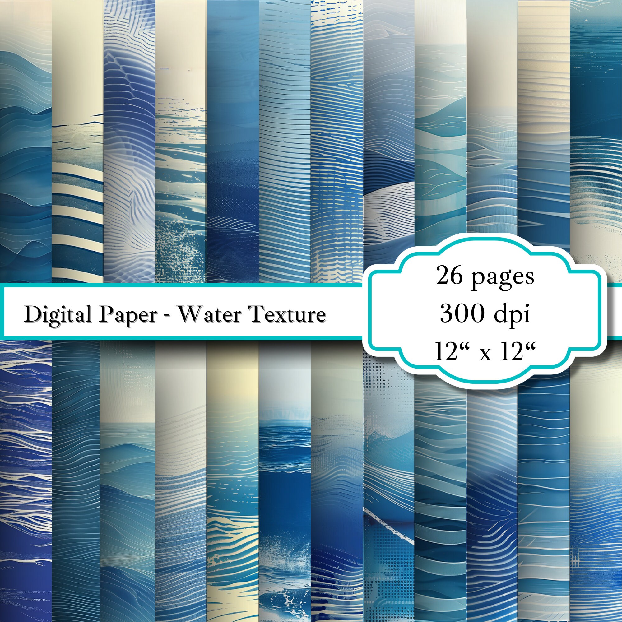 Ocean Waves, Water Paper Crafts, Waves Seamless, Waves Pattern ...