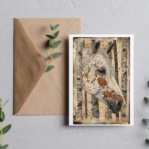 Horse Junk Journal Pages, appaloose horse journal, Animal Printable Scrapbooking Pages, Vintage Junk Journal, Farm Ephemera, commercial use