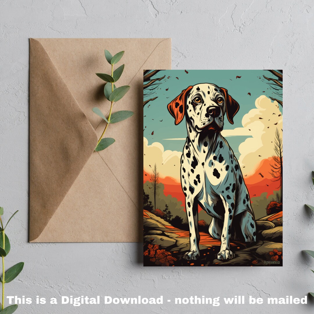 Dalmation , Digital Download, Dog Lover, SVG, PNG Download, Printable ...