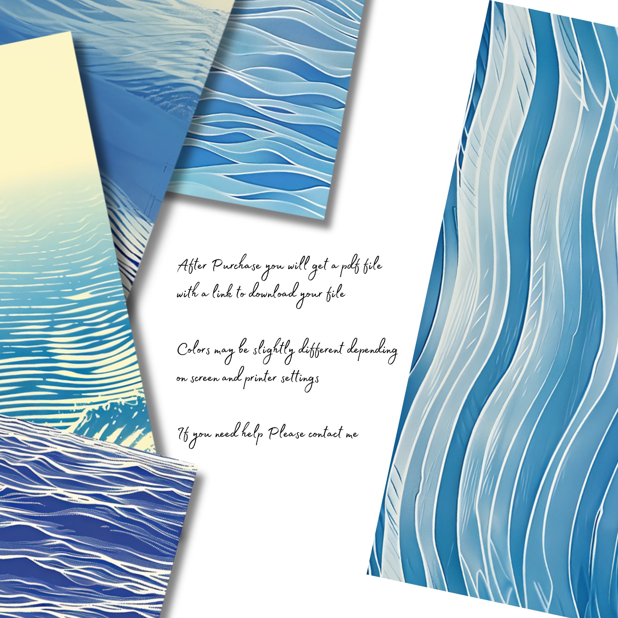 Ocean Waves, Water Paper Crafts, Waves Seamless, Waves Pattern ...