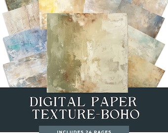 Distressed neutral Textures | digital paper | distressed textures | grunge backgrounds | vintage scrapbook paper | Boho texture | download