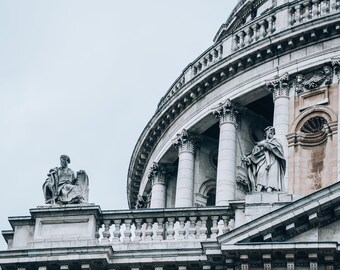 St. Paul's Cathedral, Digital Print, London Photography, England Wall Art, Instant Download, Church Printable, Europe, Downloadable Neutral