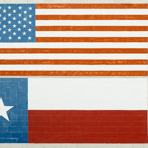 American Flag, Texas Flag, Download, Digital, Wall Mural, Instant, Austin, Dallas, Houston, San Antonio, Marfa, Longhorns, Aggie, University