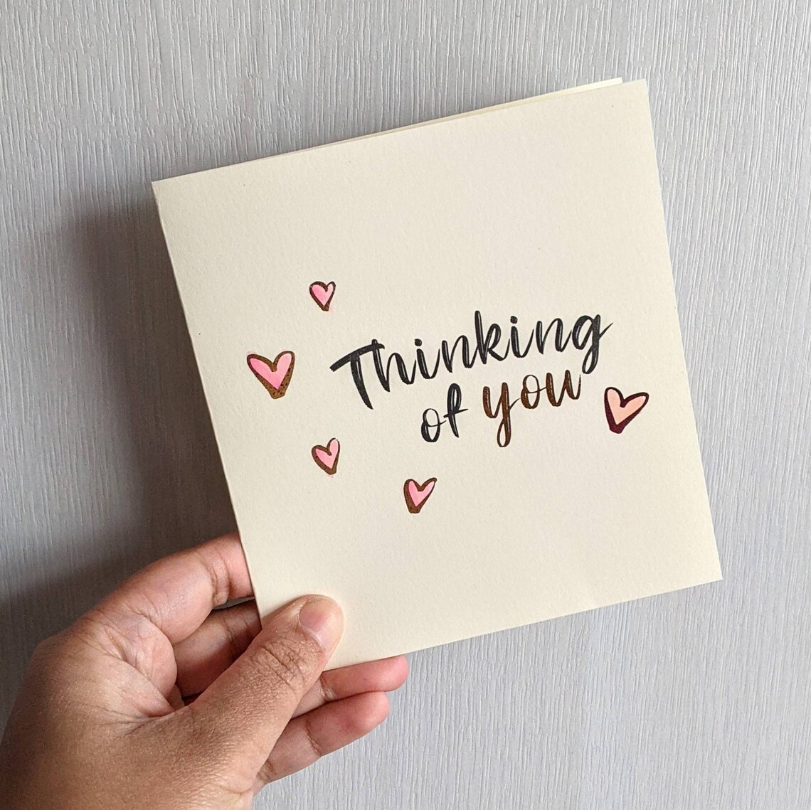 Handmade Thinking of You Card Etsy