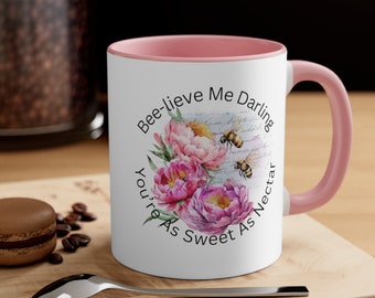 Funny Bee Mug, Victorian Bee Mug,Bumble Bee Mug,Mothers Day Gifts, Gift for her, Gifts under 20, Victorian Mug Bee-lieve Me Coffee Mug, 11oz