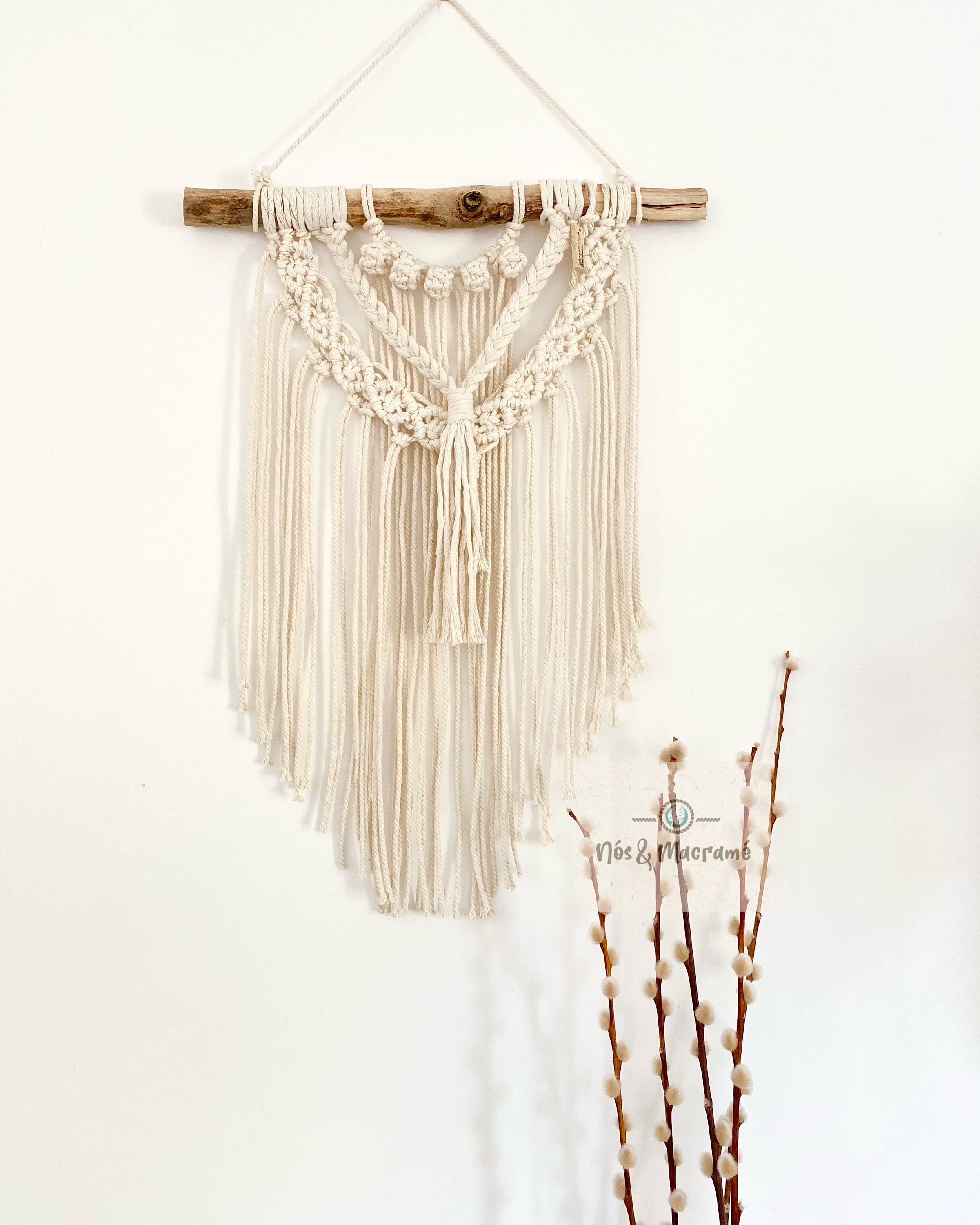 Suspension Murale en Macramé - Ghislaine | Macrame Wall Hanging