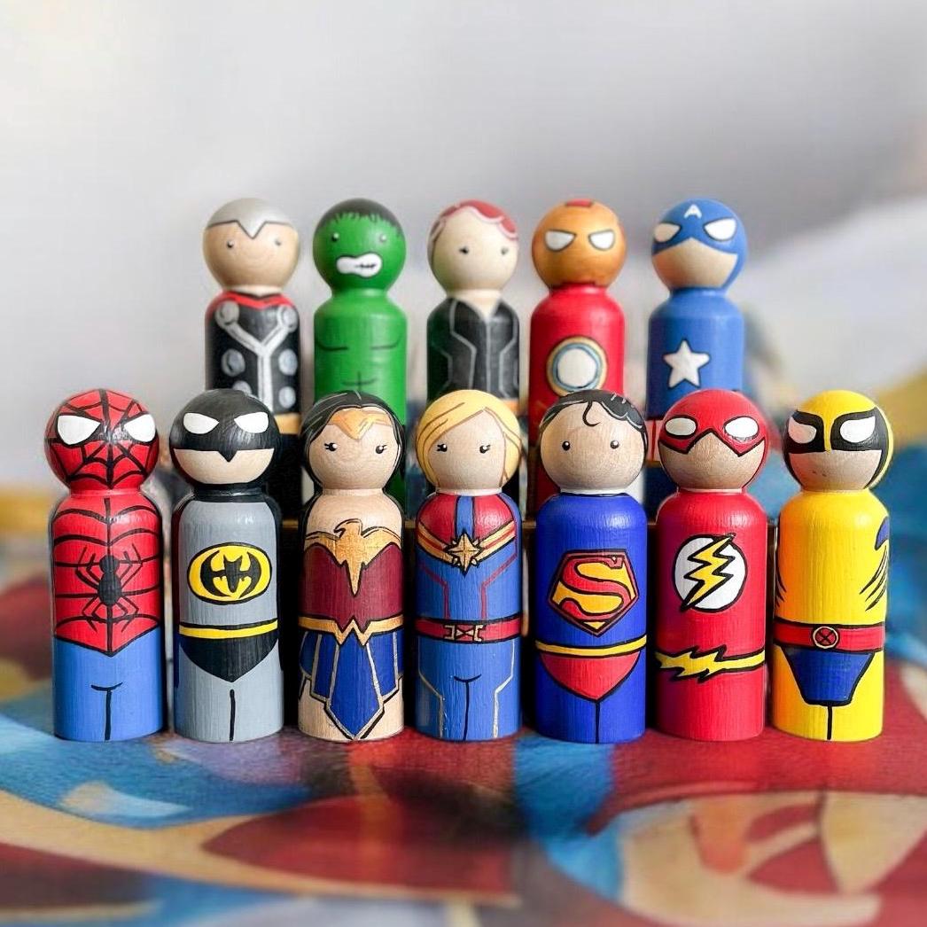 Spiderman Peg Doll UK