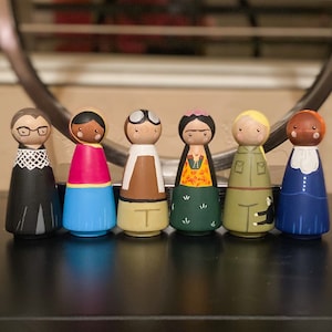 Women of Influence Peg Dolls, Large, Mother’s Day gift