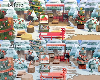 SNOW GLOBE ACNH Winter Preset Mobile Lightroom App Animal