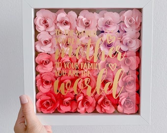 Shadow Box Forever Roses Crystal Valentines Anniversary Gift - Etsy