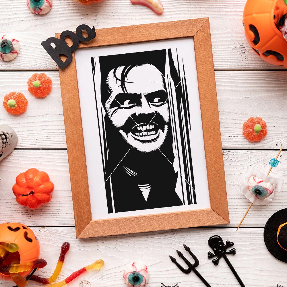 Here's Johnny SVG & PNG Digital Download for Silhouette, Cricut, Print ...