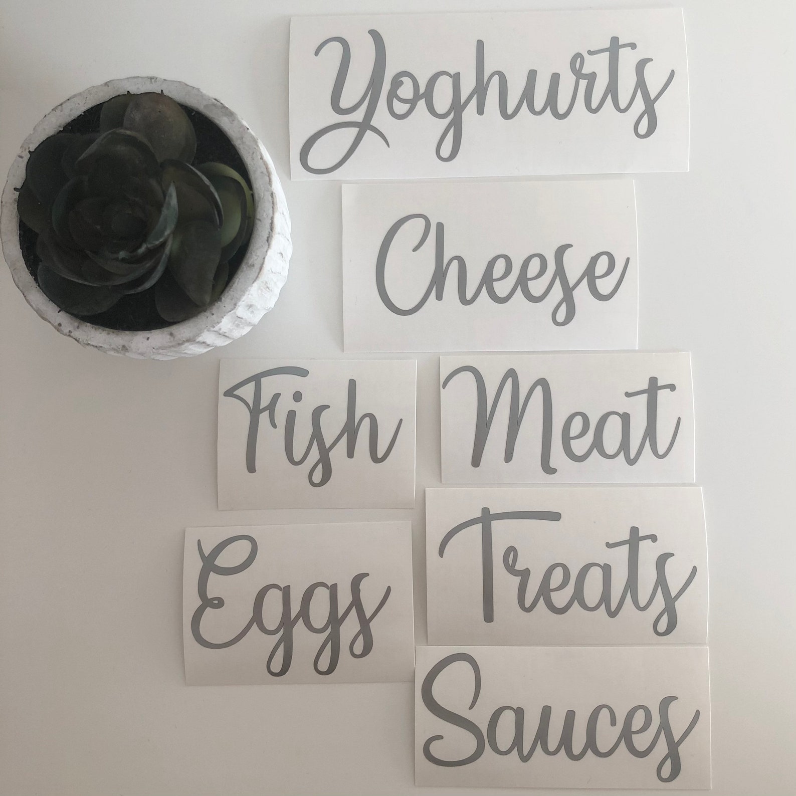 Fridge Labels Custom Organisation Labels Fridge Tray Labels Etsy