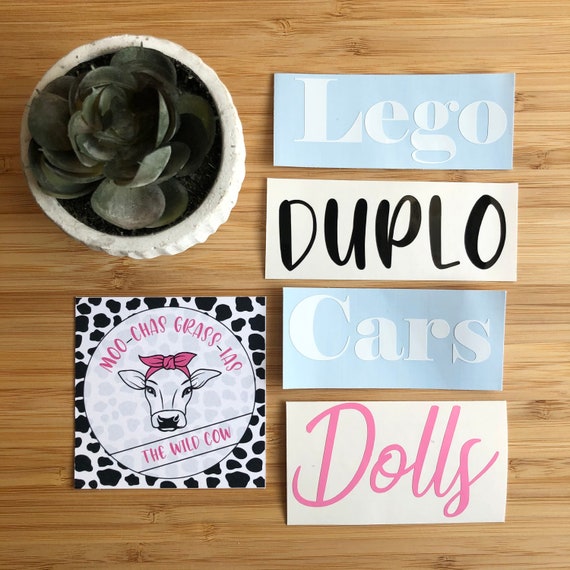 Toy Box Labels Toy Storage Labels Toy Box Stickers Play Etsy