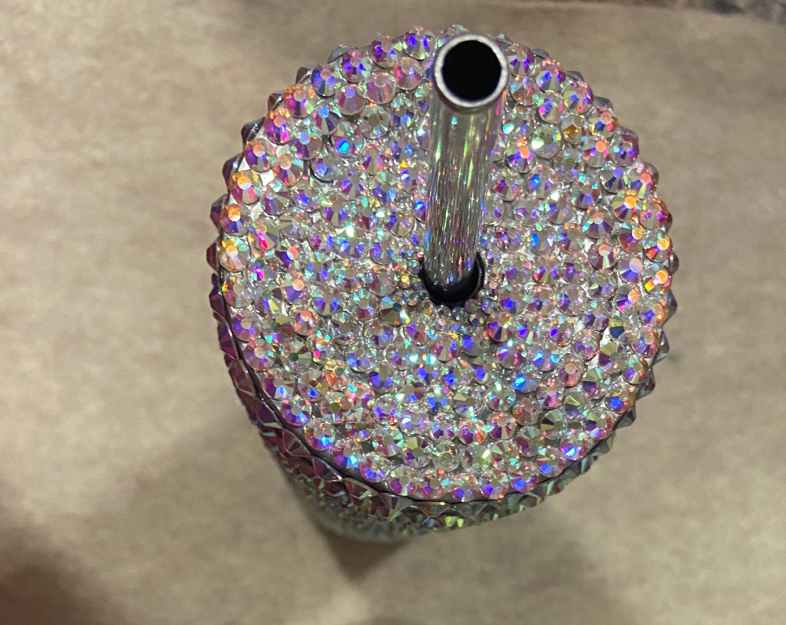 Custom Crystals Tumbler Etsy