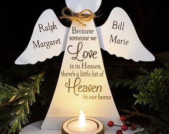 Memorial Angel/tea light - SVG - Laser Cut File - INSTANT DOWNLOAD