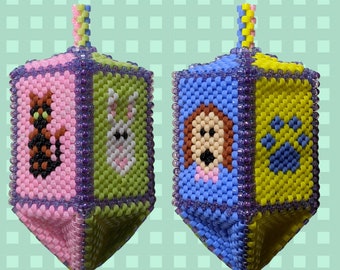 Perlen Tutorial Zappeln Spielzeug, Peyote Perlen Spielzeug, Peyote Tier Design, 3D Perlen Tutorial
