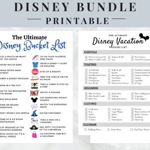 Può includere: Un elenco di controllo stampabile per pianificare una vacanza Disney. L'elenco di controllo è diviso in sezioni per gli elementi essenziali, gli articoli da toeletta, la cura personale, l'abbigliamento, le calzature e i biglietti del parco. L'elenco di controllo include articoli come denaro, portafoglio, chiavi, spazzolino da denti, bagnoschiuma, prodotti per capelli, biancheria intima, top, pantaloni, jeans, scarpe da passeggio e scarpe eleganti.