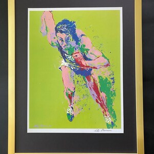 Leroy Neiman + Druck &quot;Atletism&quot; gerahmt + signiert + Jetzt kaufen !