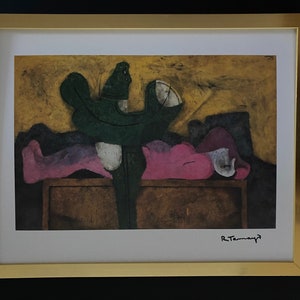 RUFINO TAMAYO | 1983 Beautiful Signed + Colorful Print + Limited Edition + Framed +455/1000