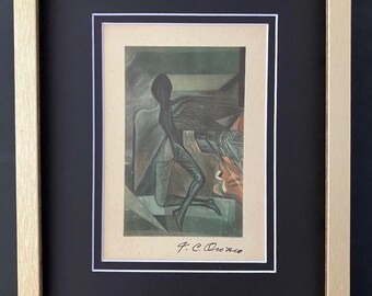 JOSE CLEMENTE OROZCO | Vintage 1946 Signed Print | Framed