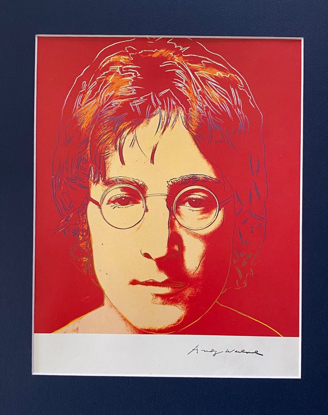 【限定・証明書付】Andy Warhol John Lennon（84/100） Andy Warhol Vintage 1986 
