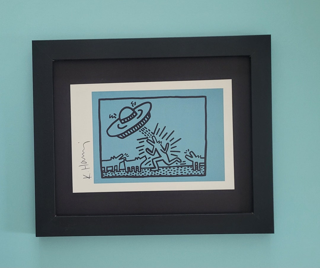 Keith Haring + 1989 Signed Mounted and Framed Print + Buy It Now ! - Etsy