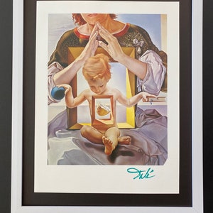 SALVADOR DALI | Vintage 1970 Signed | Framed Offset Lithograph | New Frame