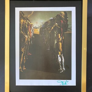 SALVADOR DALI + 1970 Signed Print + Buy it now !