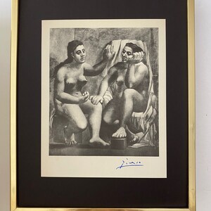 PABLO PICASSO | Vintage 1940 Signed Print | Ltd. Ed | Framed + Buy it Now!