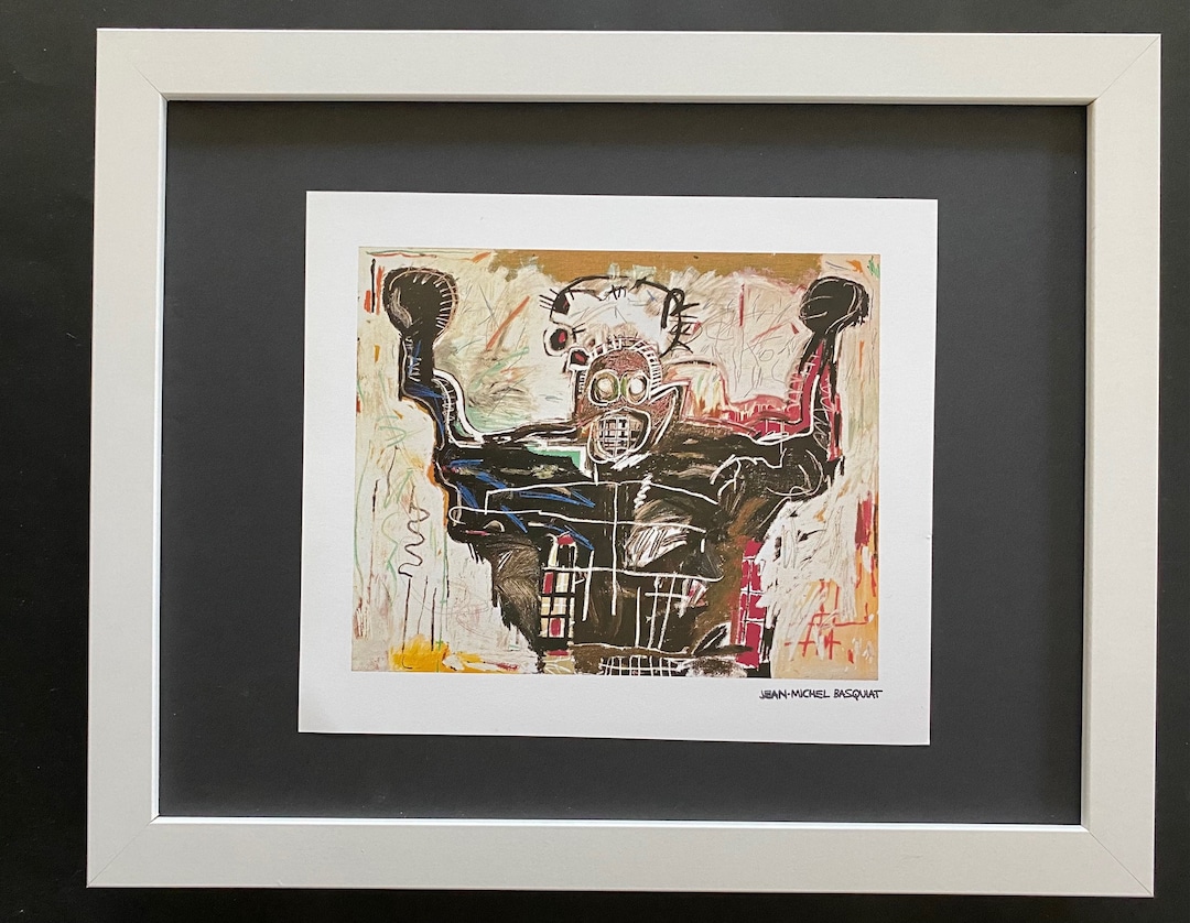 Jean-Michel Basquiat アートフレーム 額装付き Jean Michel Basquiat | Beautiful Print Signed | Mounted in New