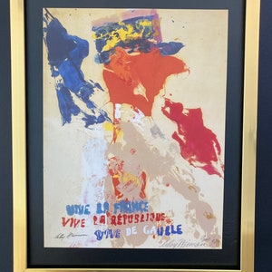Leroy Neiman + Sketchbook Print &quot;Scenes of Paris&quot; Framed + Signed + Buy it Now !