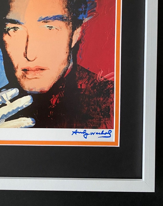 Andy Warhol + 1984 Signed HALSTON Matted and Framed + Buy It Now