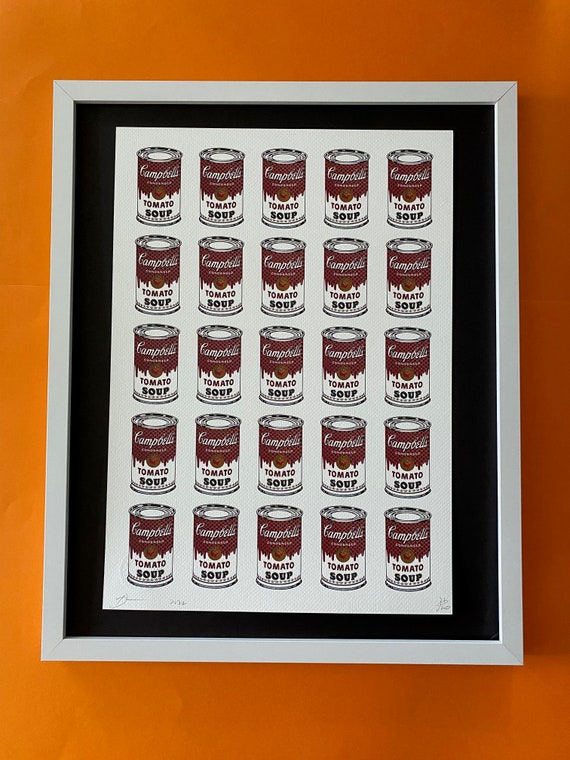 DEATH NYC Hand Signed Street Art Print Framed Large 16x20 in With