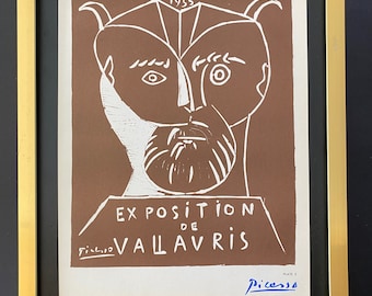PABLO PICASSO | Vintage 1964 Signed Offset Lithograph | Ltd. Ed | Framed