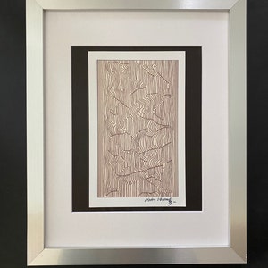 Victor Vasarely + Beautiful Signed Print + Brand New Silver Frame + Buy it Now !
