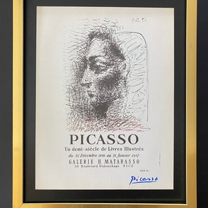 パブロ・ピカソ | ヴィンテージ 1964 サイン入りオフセットリトグラフ