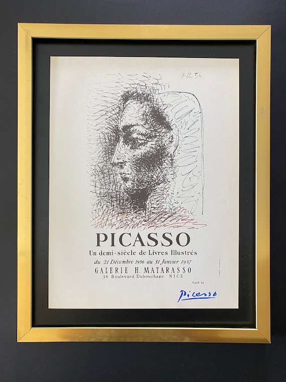 PABLO PICASSO | Vintage 1964 Signed Offset Lithograph | Ltd. Ed