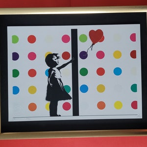 DEATH NYC Original Hand Signed Street Art Print Large Framed 16x20in with COA + Limited Edition Pop Art X/100