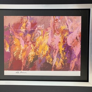 Leroy Neiman + Sketchbook Print &quot;Scenes of Paris&quot; Framed + Signed + Buy it Now !