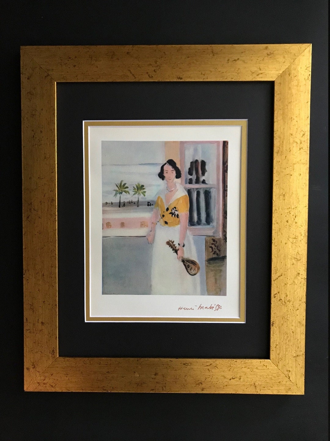 Henri Matisse 1948 Signed Print Matted to Be Framed at Home 11x14 - Etsy