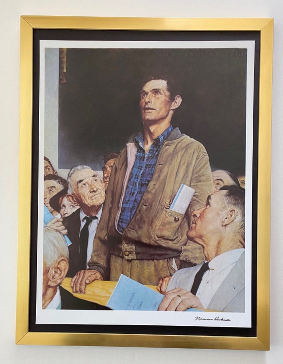 フランクリンミントSV925 Norman Rockwell 1970 限定品 Franklin Mint