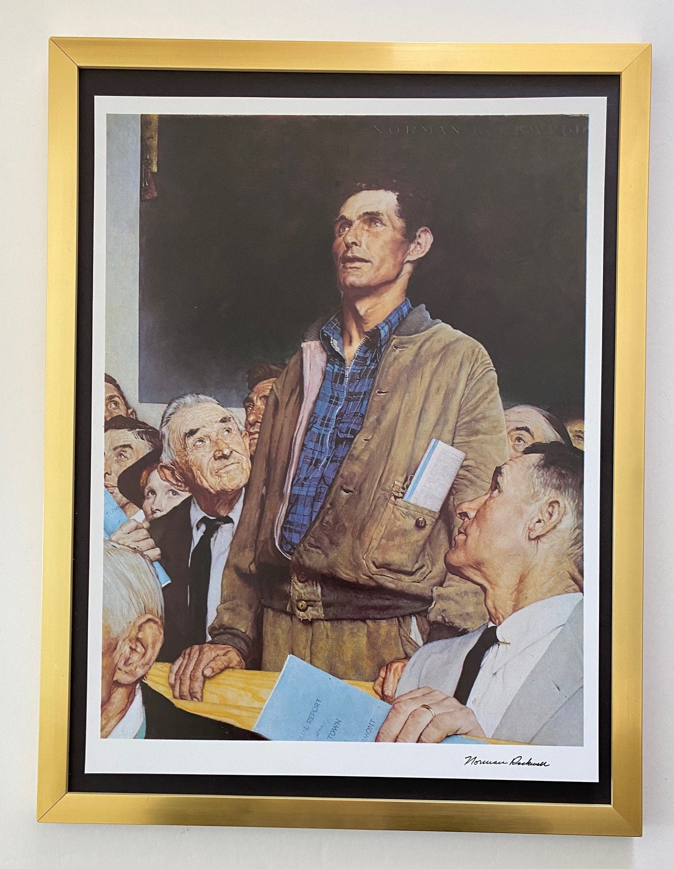 Norman Rockwell + 1970 Signed Print + Buy It Now ! - Etsy
