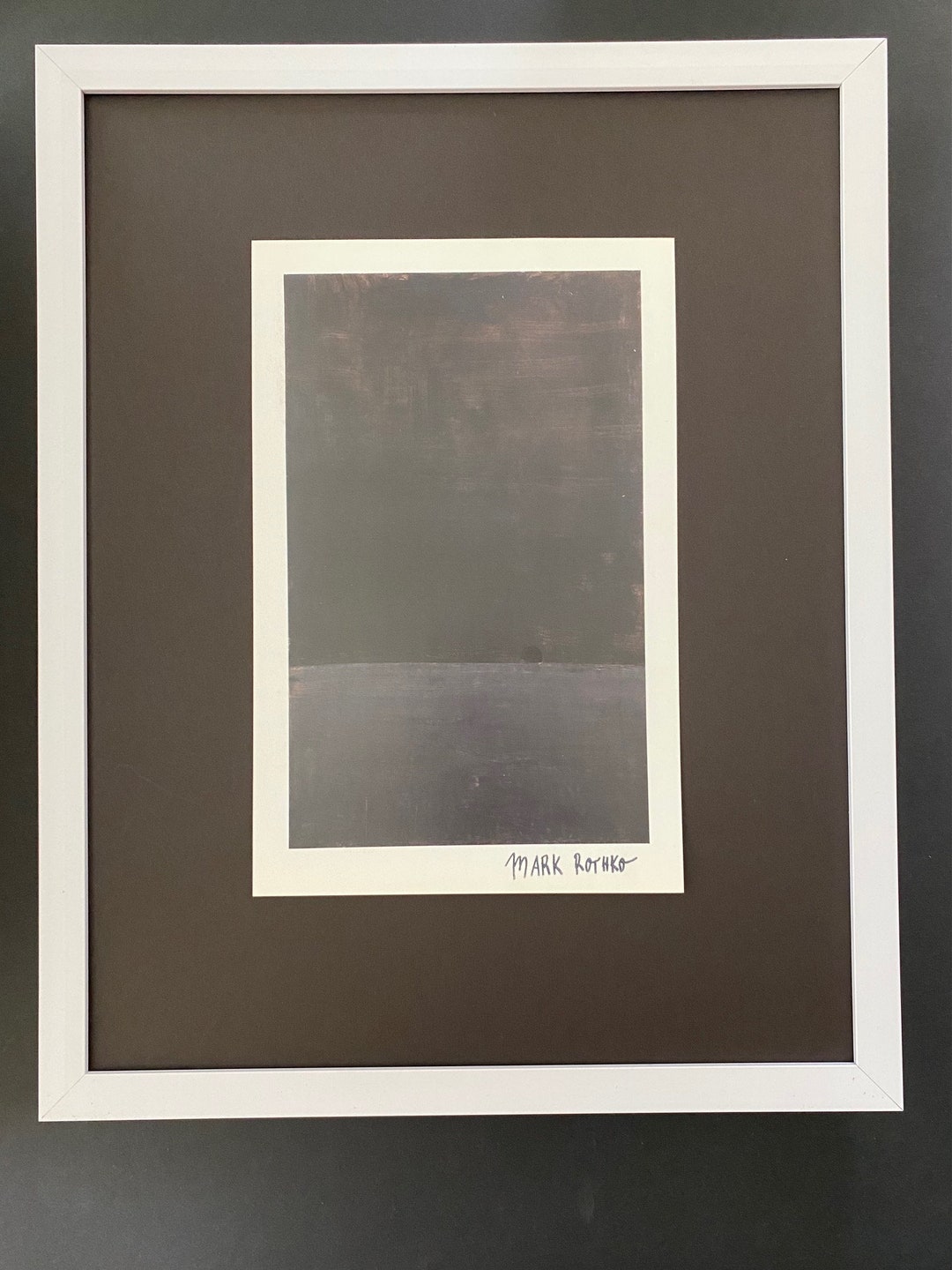 Mike Rothko Signature Mark ROTHKO + 1970 Signed Print