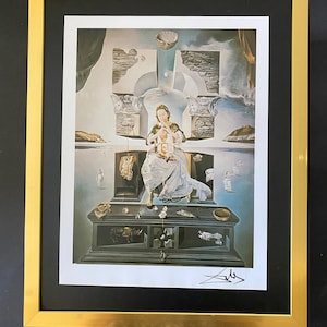 SALVADOR DALI + 1970 Signed Print + New Frame + Buy it now !