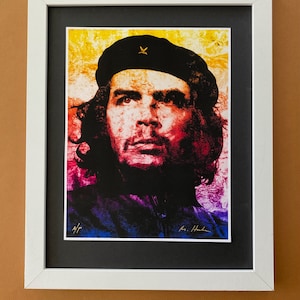 A/P Original &quot;Che Guevara&quot; Mano firmada LtdEd Print Pop Art por Rabbit Hole
