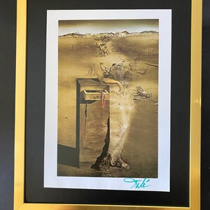 SALVADOR DALI + 1970 Signed Print + New Frame + Buy it now !